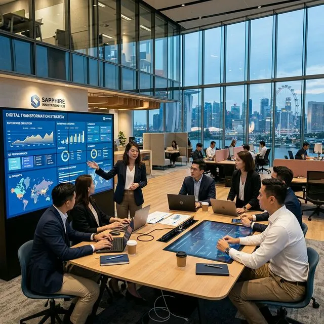 Singapore delivery team planning a digital implementation programme - mobiloitte singapore